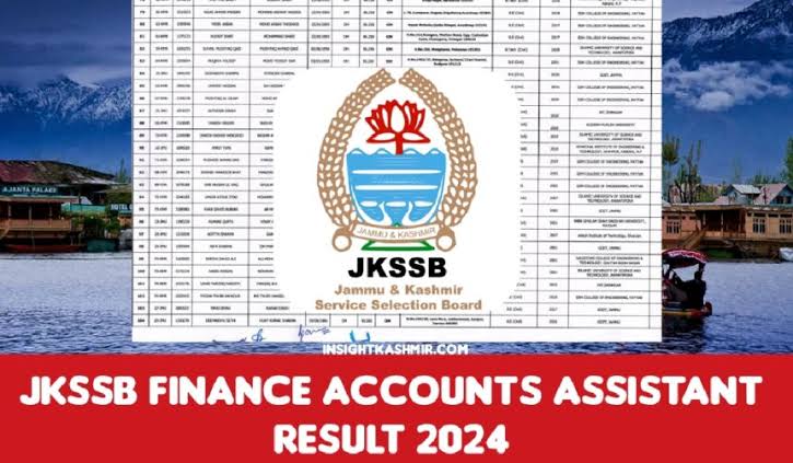 JKSSB Announces Accounts Assistant Result